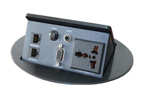 多媒体桌面插座 Multimedia desktop powerbar